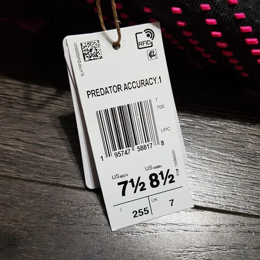 ADIDAS Predator Accuracy .1 FG Soccer Cleats Mens Size 7.5 Black‎ Pink GW4569